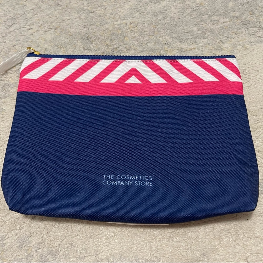 Brand New The Cosmetics Company Store Make-Up Case In Blue 9” X 7”